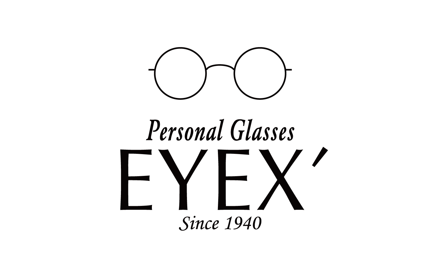 Personal Glasses EYEX'(パーソナル・グラス・アイックス) ロゴ